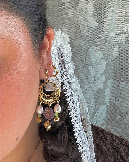 Aro de Flores Earrings