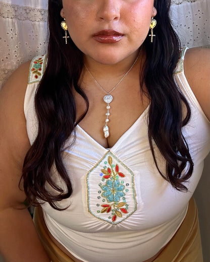 Perla del Corazon Necklace